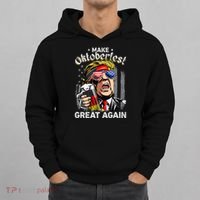 Make Oktoberfest Great Again Funny Trump Prost Beer Mug Hoodie thumb 0