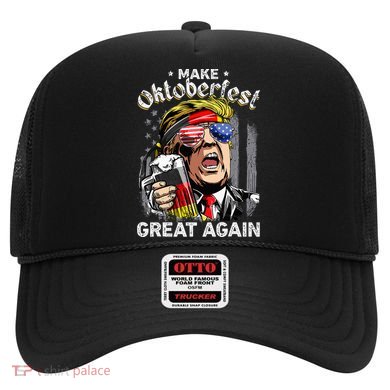 Make Oktoberfest Great Again Funny Trump Prost Beer Mug Hat
