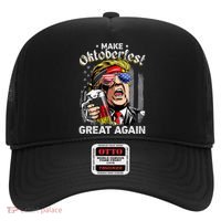 Make Oktoberfest Great Again Funny Trump Prost Beer Mug Hat thumb 0