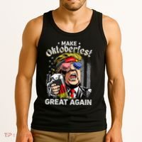 Make Oktoberfest Great Again Funny Trump Prost Beer Mug Tank Top thumb 3