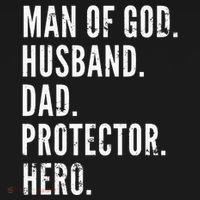 Man of God Husband Dad Protector Hero Coaster thumb 2