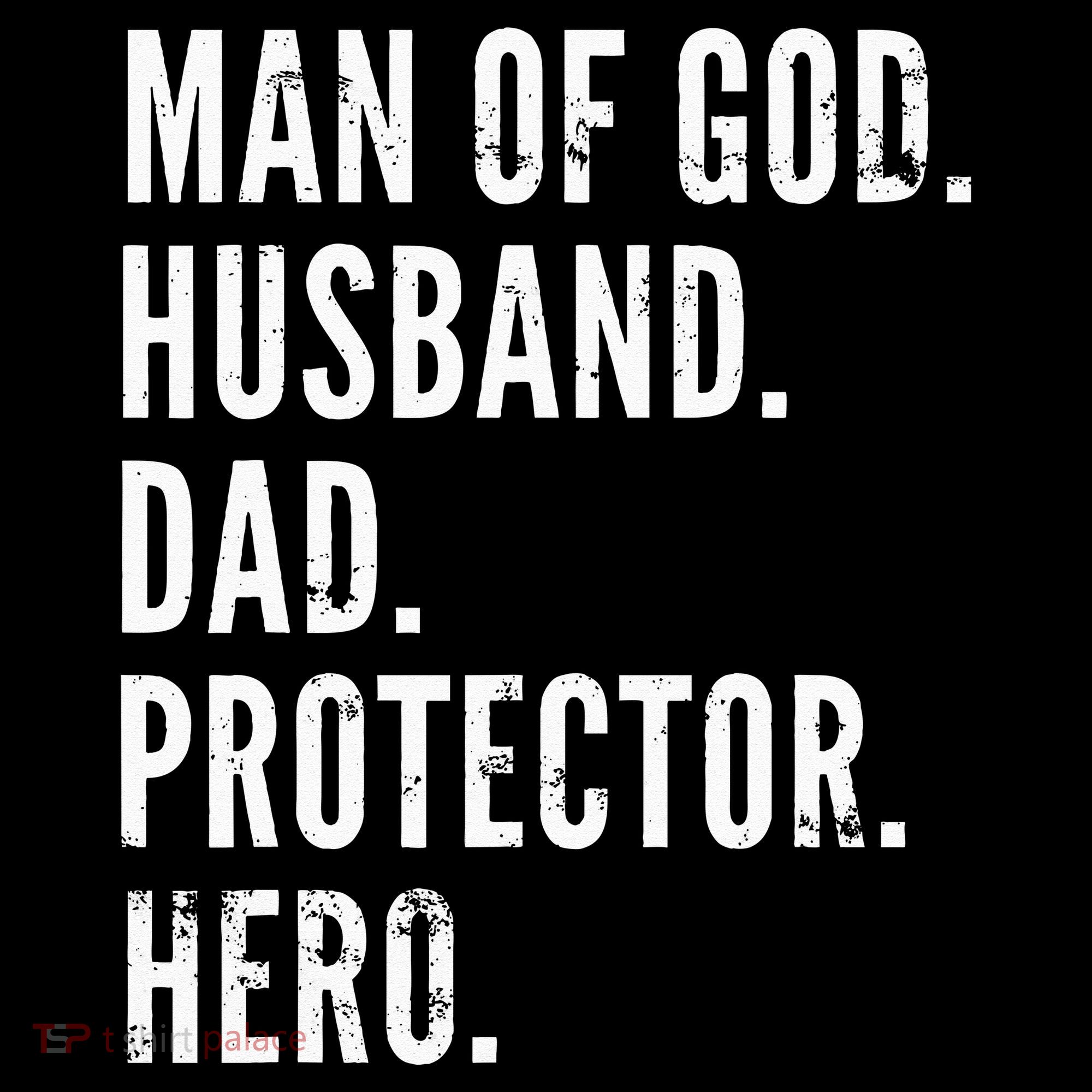 Man of God Husband Dad Protector Hero Ornament