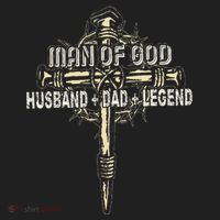 Man Of God Husband Dad Happy Fathers Day Proud Christian Beanie thumb 2