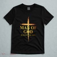 Man Of God Husband Dad Papa Cross Religious God Bible Christ T-Shirt thumb 5