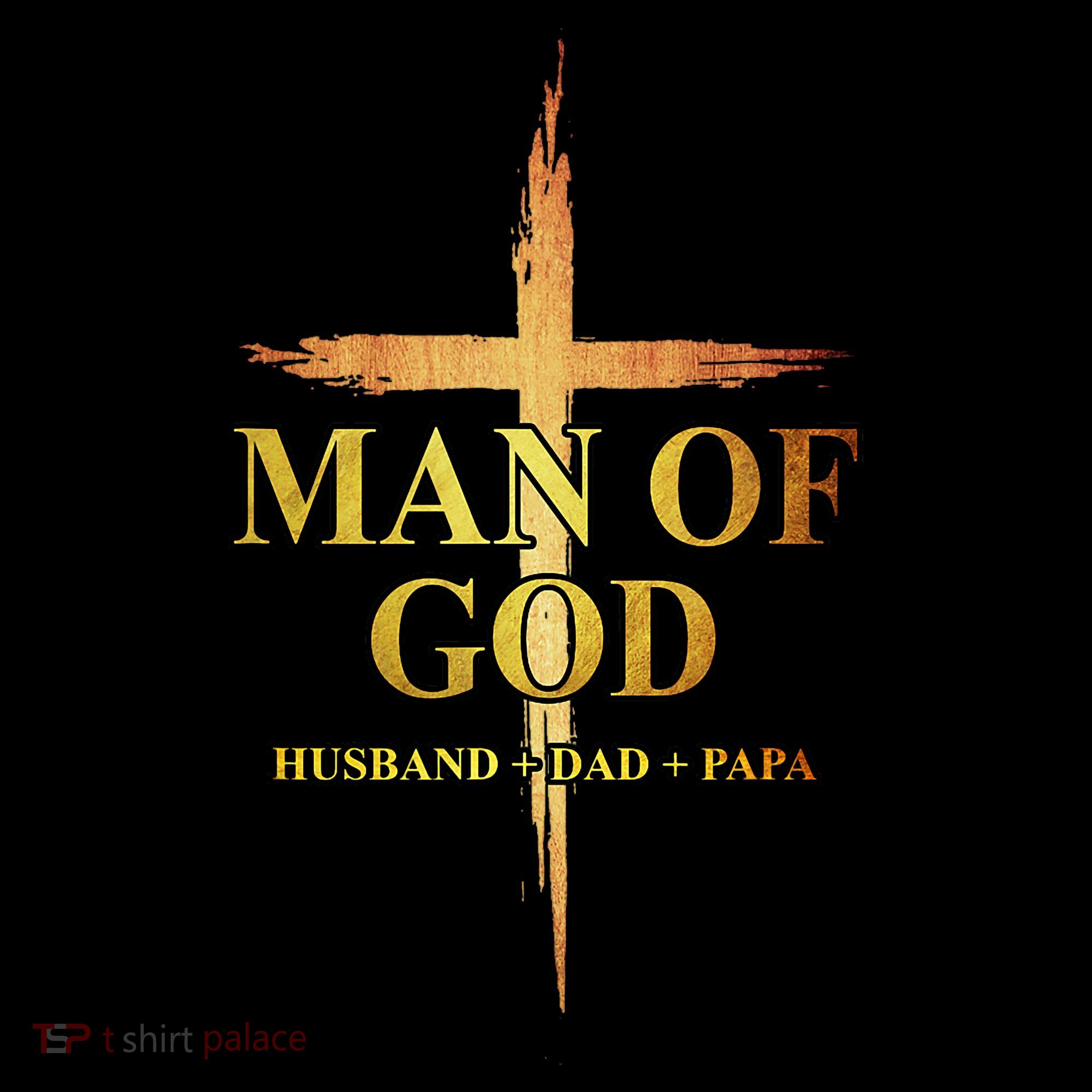 Man Of God Husband Dad Papa Cross Religious God Bible Christ Coffee Mug