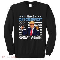 Make Oktoberfest Great Again Trump Prost Beer Mug Sweatshirt thumb 0