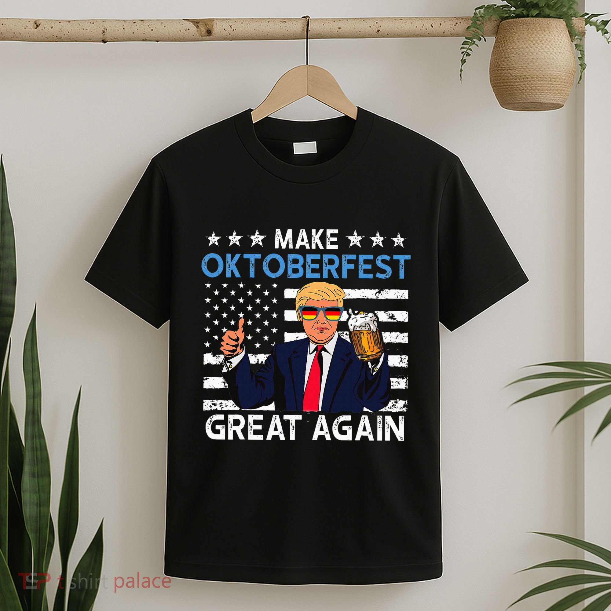 Make Oktoberfest Great Again Trump Prost Beer Mug T-Shirt