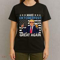 Make Oktoberfest Great Again Trump Prost Beer Mug T-Shirt thumb 4