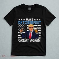 Make Oktoberfest Great Again Trump Prost Beer Mug T-Shirt thumb 5