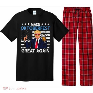 Make Oktoberfest Great Again Trump Prost Beer Mug Pajama Set