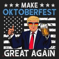 Make Oktoberfest Great Again Trump Prost Beer Mug Hat thumb 2