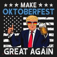 Make Oktoberfest Great Again Trump Prost Beer Mug Visor thumb 3