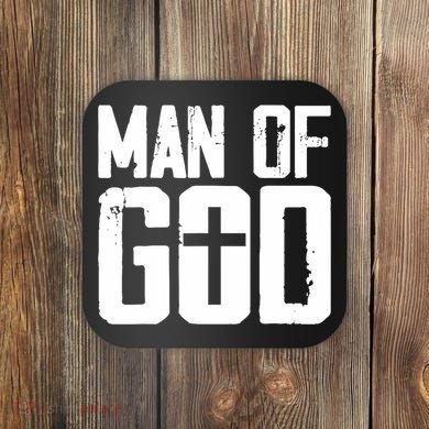 Man Of God I Jesus Coaster