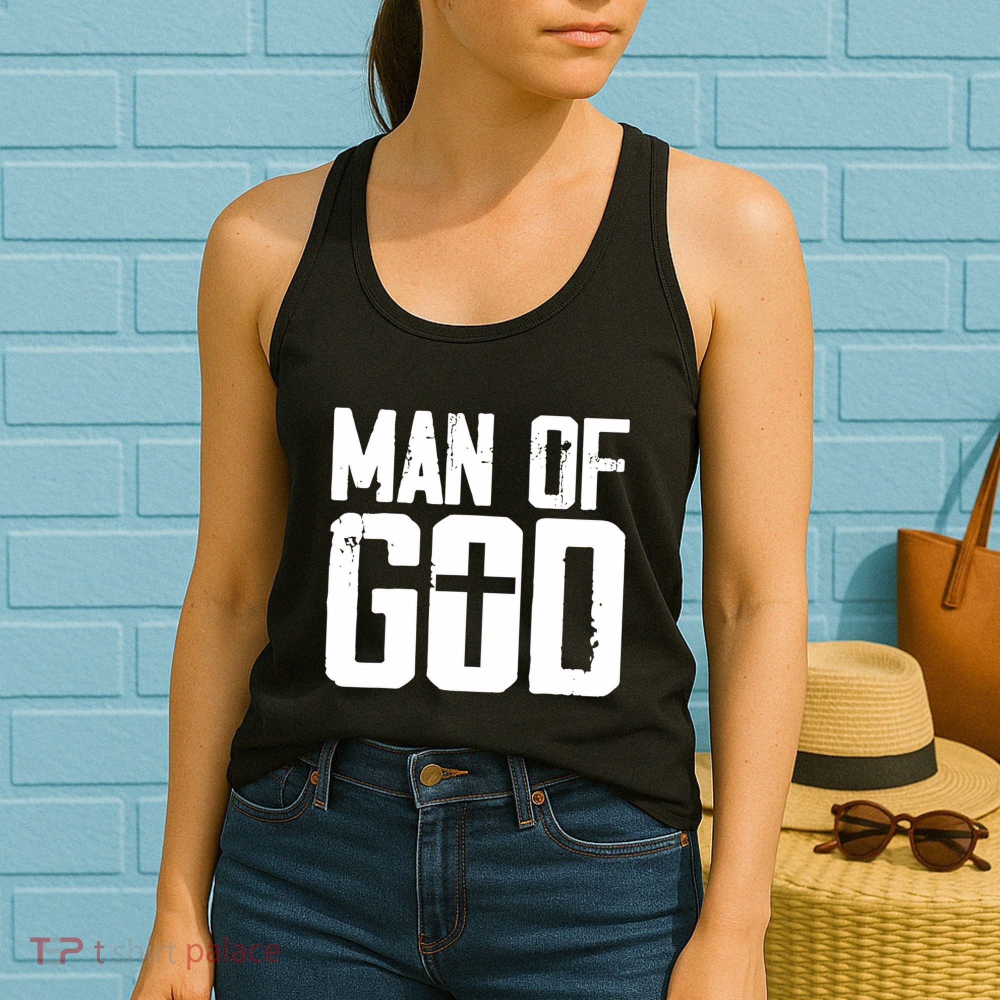 Man Of God I Jesus Women's Tank Top