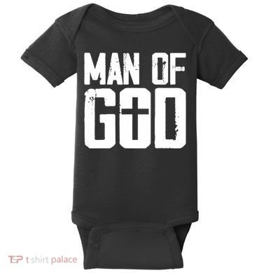 Man Of God I Jesus Baby Bodysuit