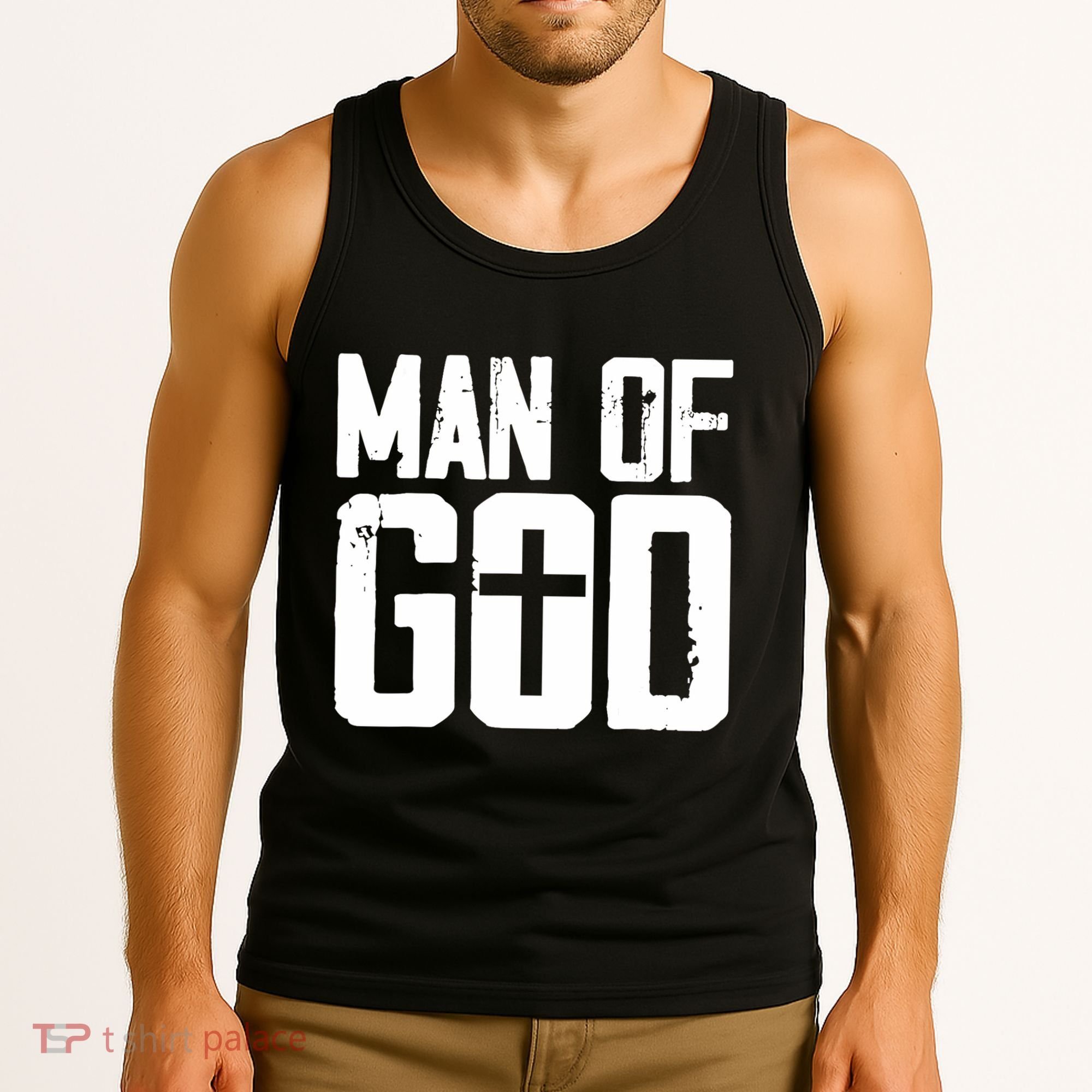 Man Of God I Jesus Tank Top