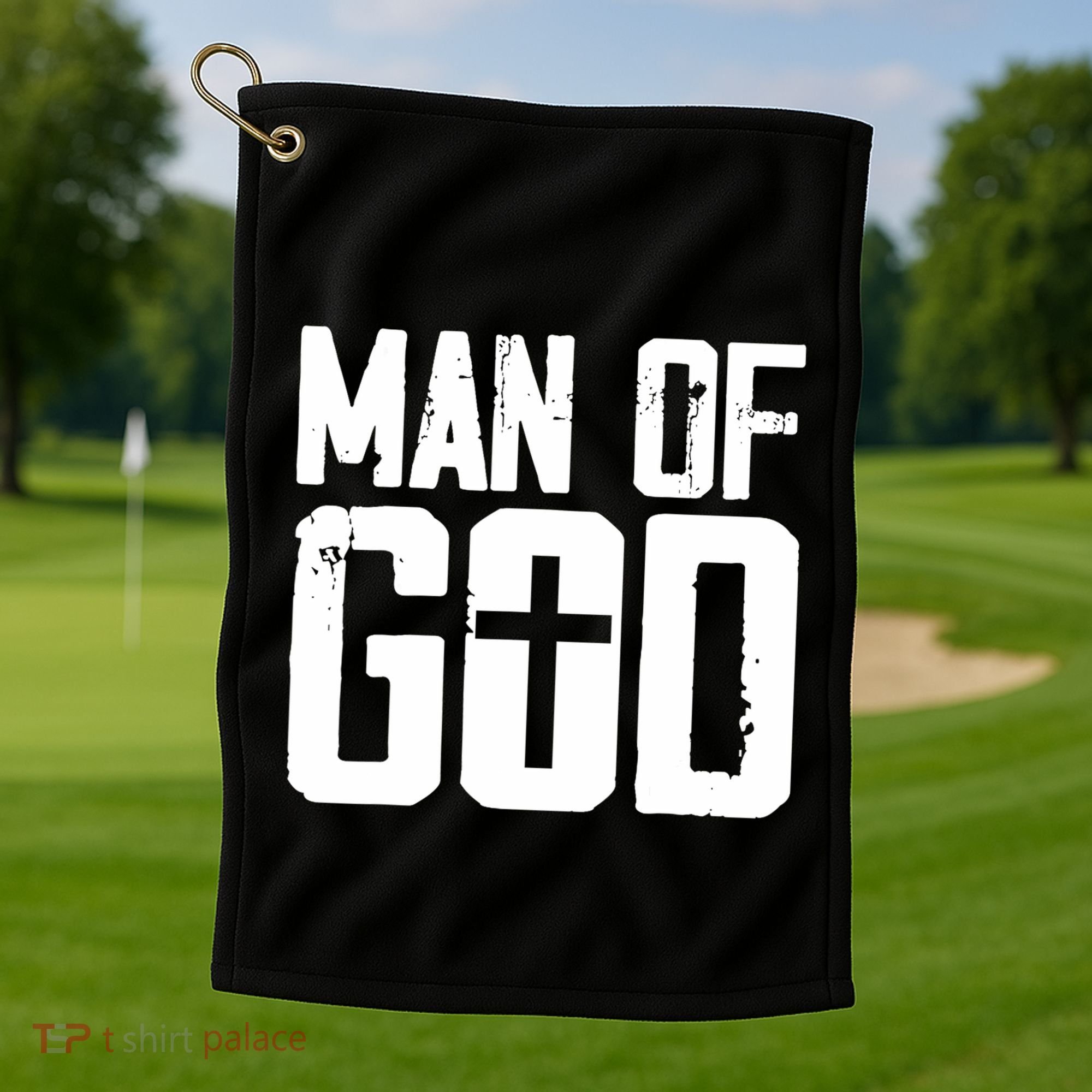 Man Of God I Jesus Golf Towel