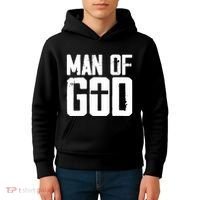 Man Of God I Jesus Kids Hoodie thumb 4