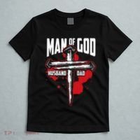 Man Of God Husband Dad Christianity Religion Christian Dad T-Shirt thumb 5