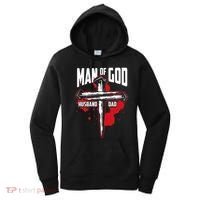 Man Of God Husband Dad Christianity Religion Christian Dad Women's Hoodie thumb 0