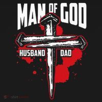 Man Of God Husband Dad Christianity Religion Christian Dad Baby Bodysuit thumb 2