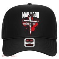 Man Of God Husband Dad Christianity Religion Christian Dad Hat thumb 0