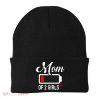 Mom Of Girl Low Battery Beanie thumb 0