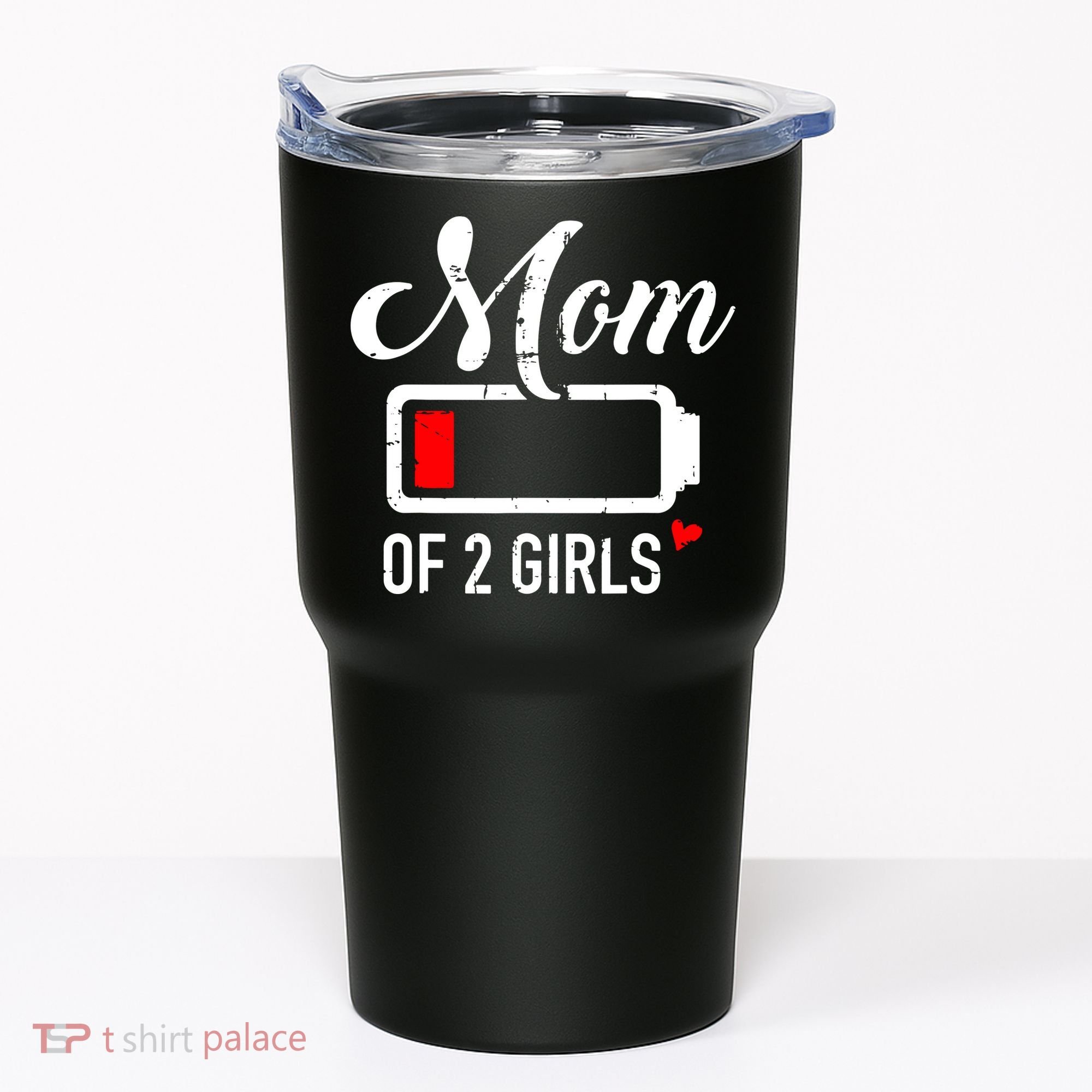 Mom Of Girl Low Battery Tumbler