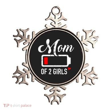 Mom Of Girl Low Battery Ornament