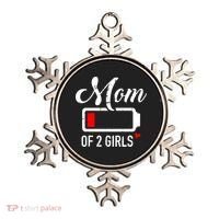 Mom Of Girl Low Battery Ornament thumb 0