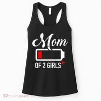 Mom Of Girl Low Battery Women's Tank Top thumb 0
