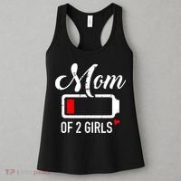 Mom Of Girl Low Battery Women's Tank Top thumb 3