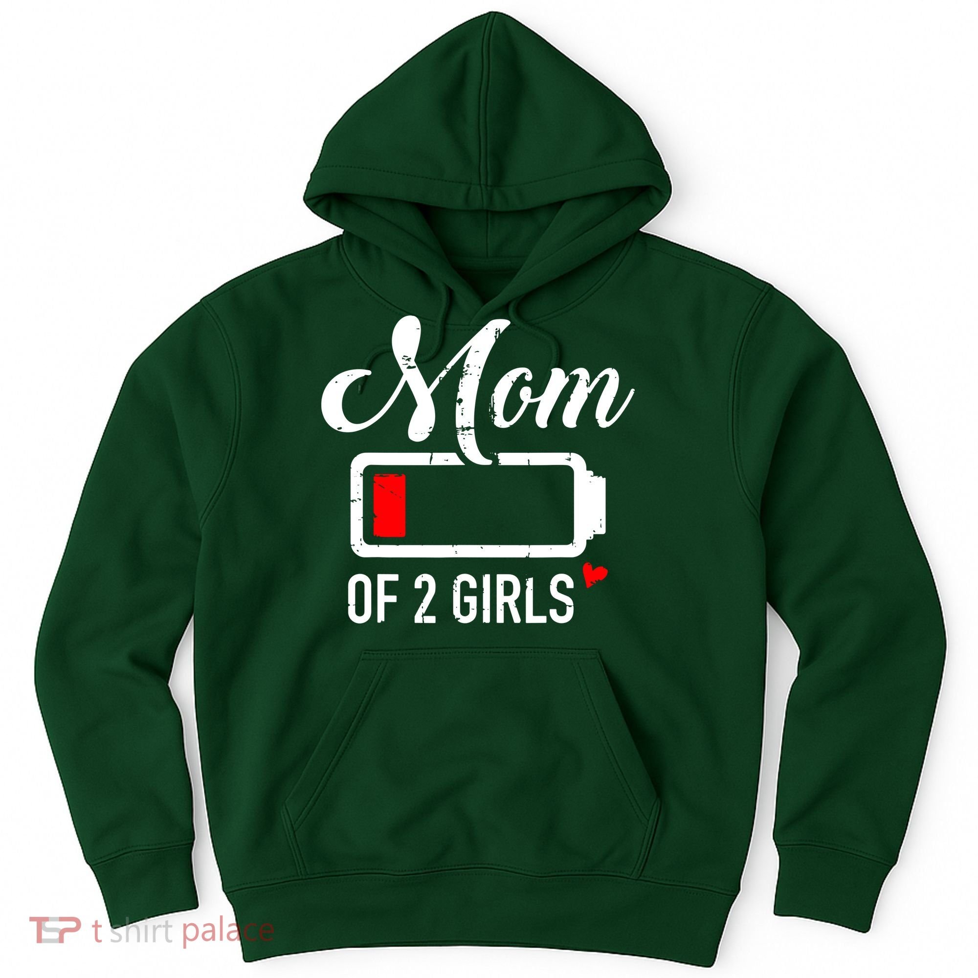 Mom Of Girl Low Battery Hoodie