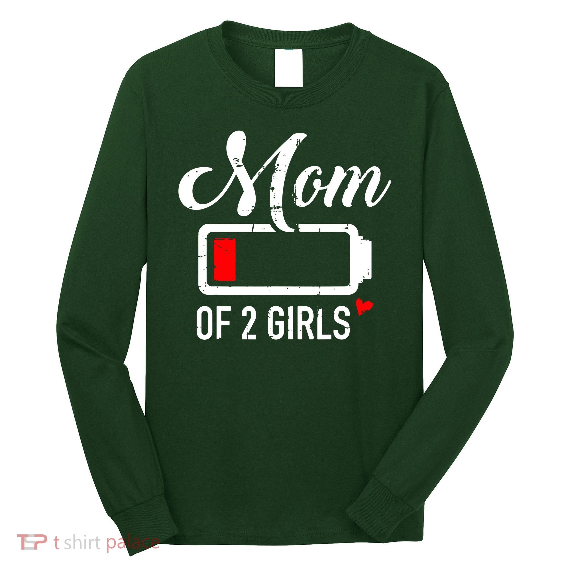 Mom Of Girl Low Battery Long Sleeve Shirt