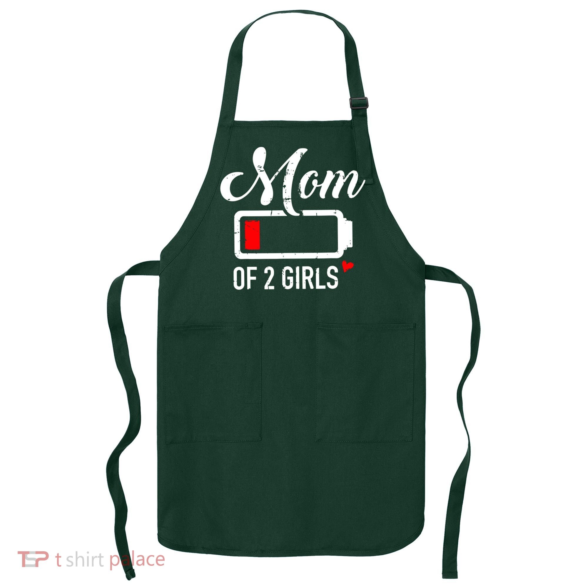 Mom Of Girl Low Battery Apron
