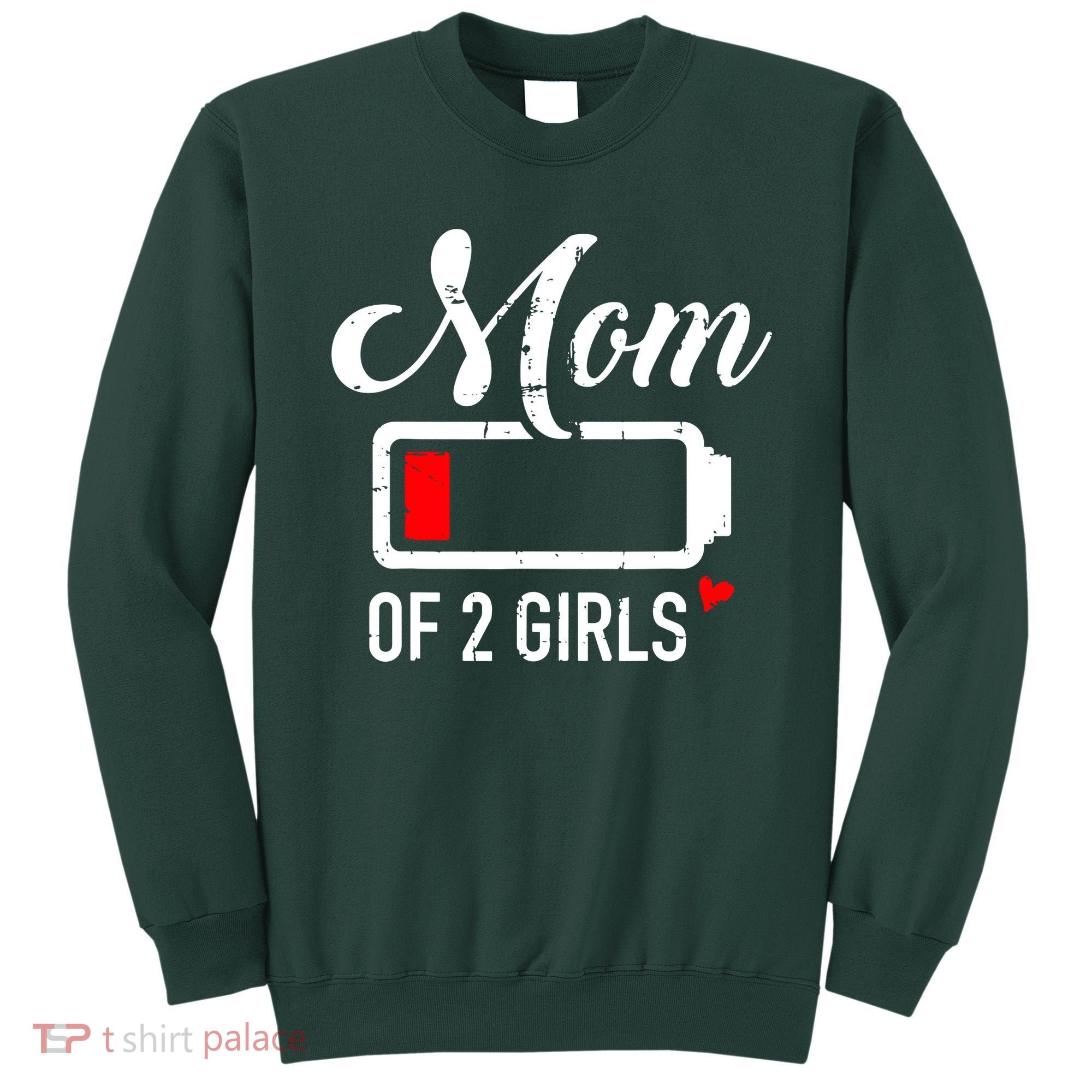 Mom Of Girl Low Battery Sweatshirt