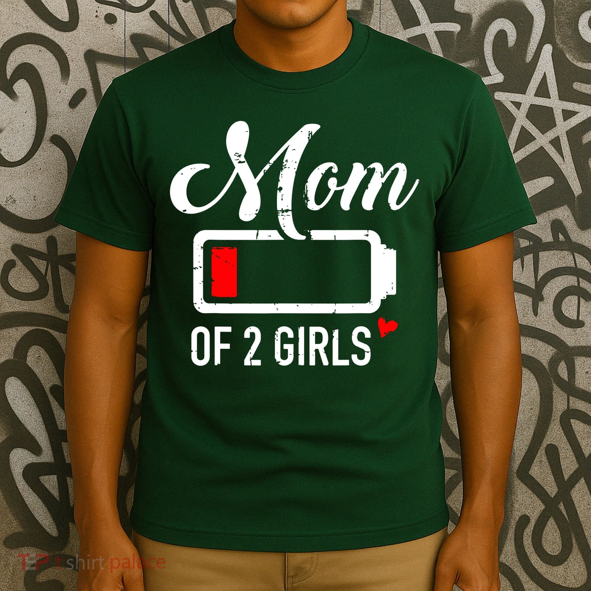 Mom Of Girl Low Battery T-Shirt