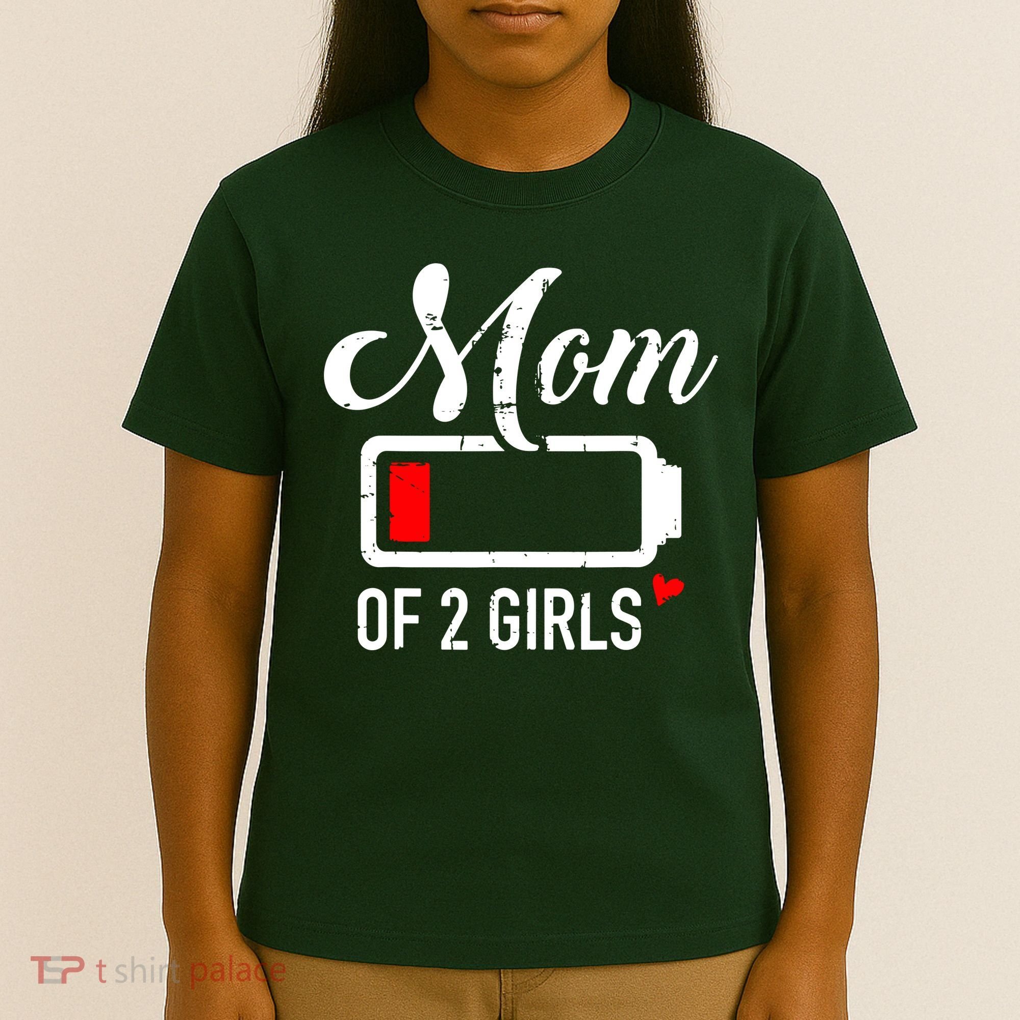 Mom Of Girl Low Battery T-Shirt