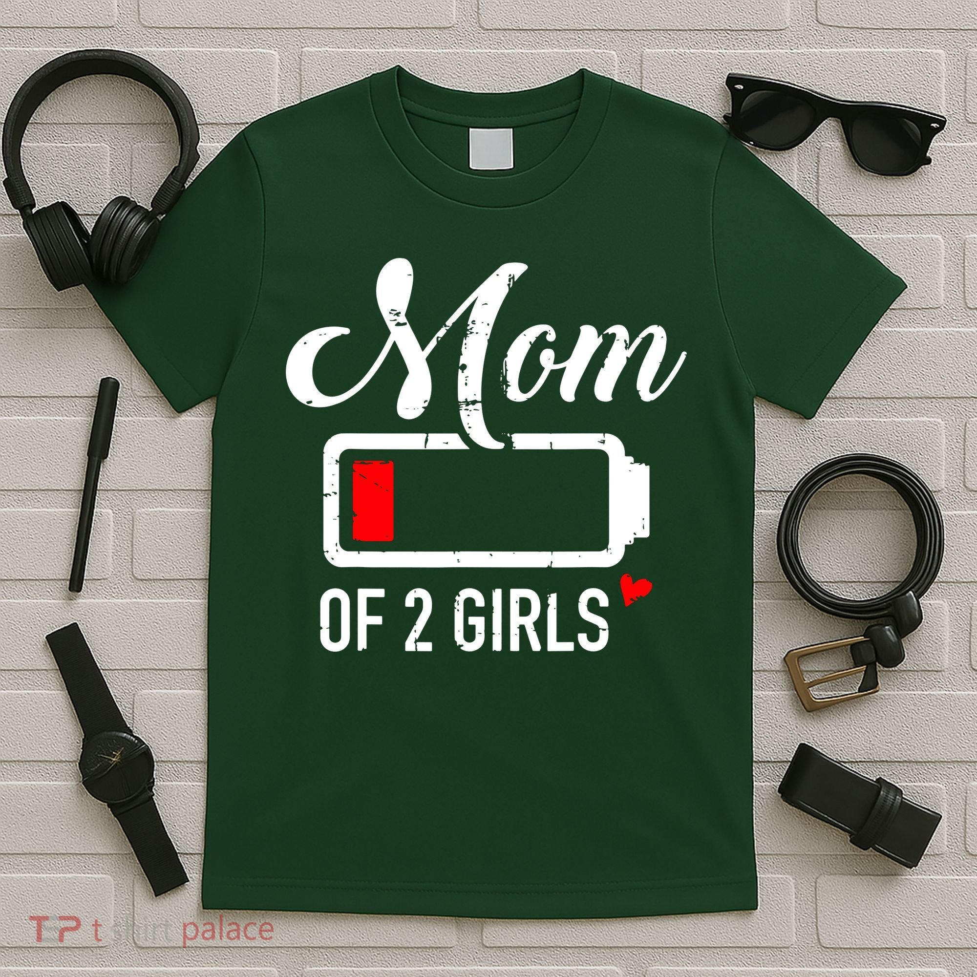 Mom Of Girl Low Battery T-Shirt