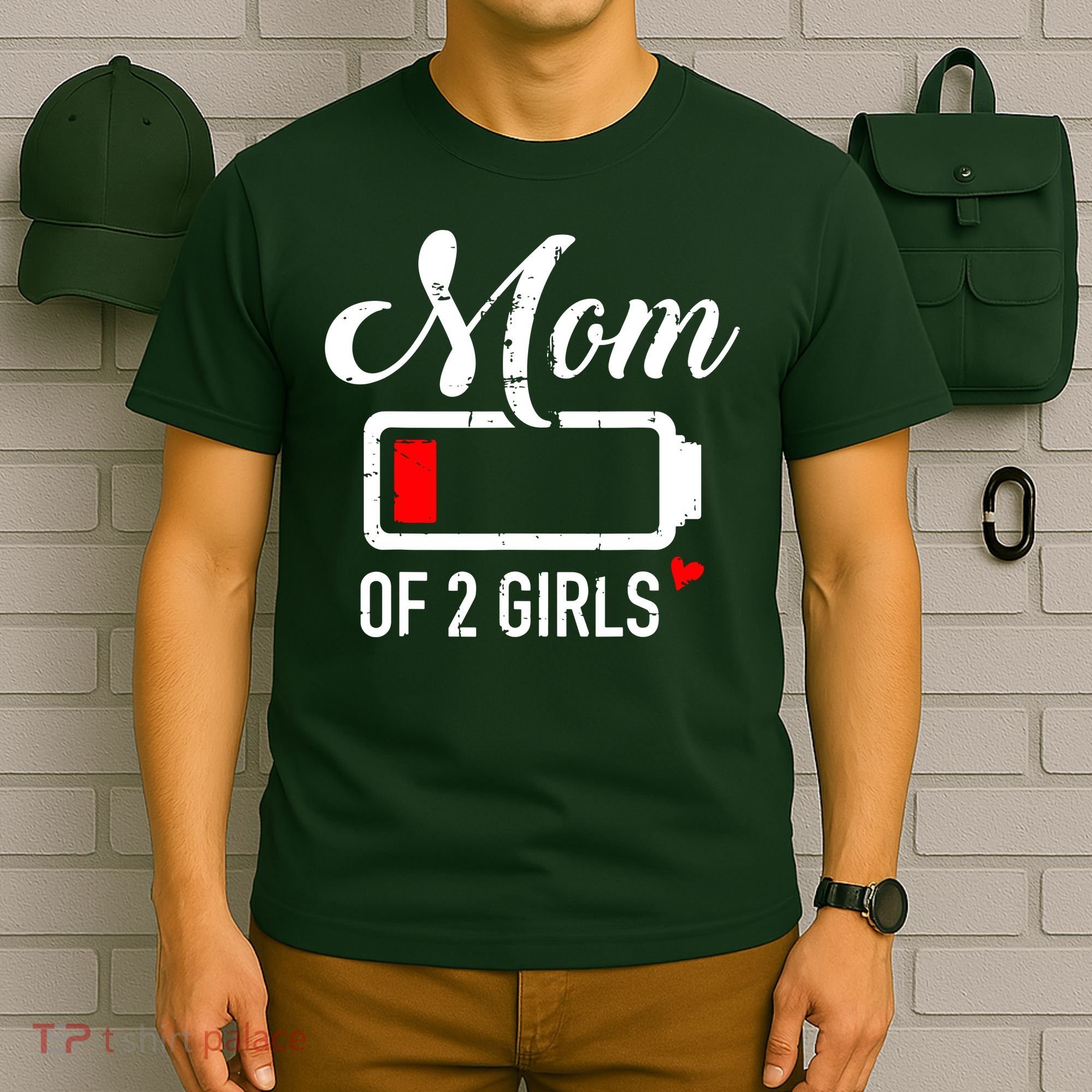 Mom Of Girl Low Battery T-Shirt