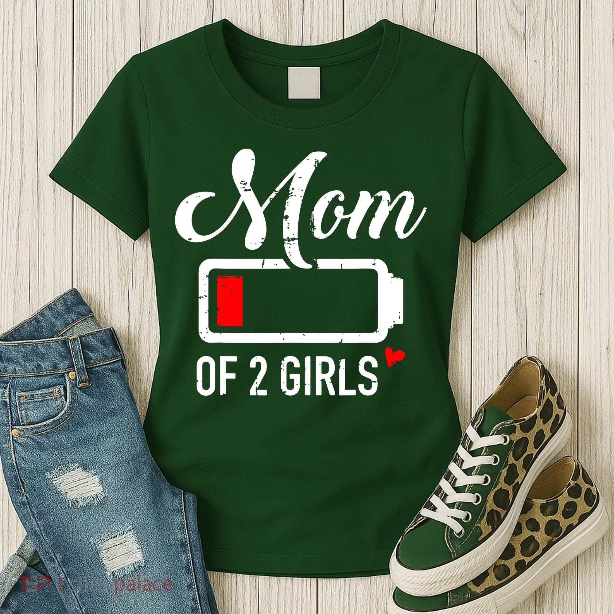 Mom Of Girl Low Battery Women's T-Shirt