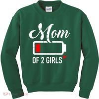 Mom Of Girl Low Battery Kids Sweatshirt thumb 0