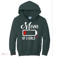 Mom Of Girl Low Battery Kids Hoodie thumb 0