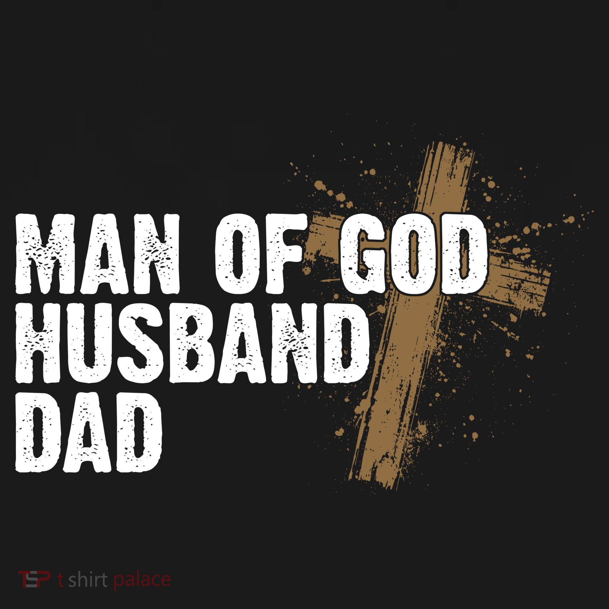 Man Of God Husband Dad Religious Cross Fathers Day Tote Bag