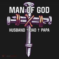 Man of God Husband Dad Papa Christian Fathers Day Hoodie thumb 2
