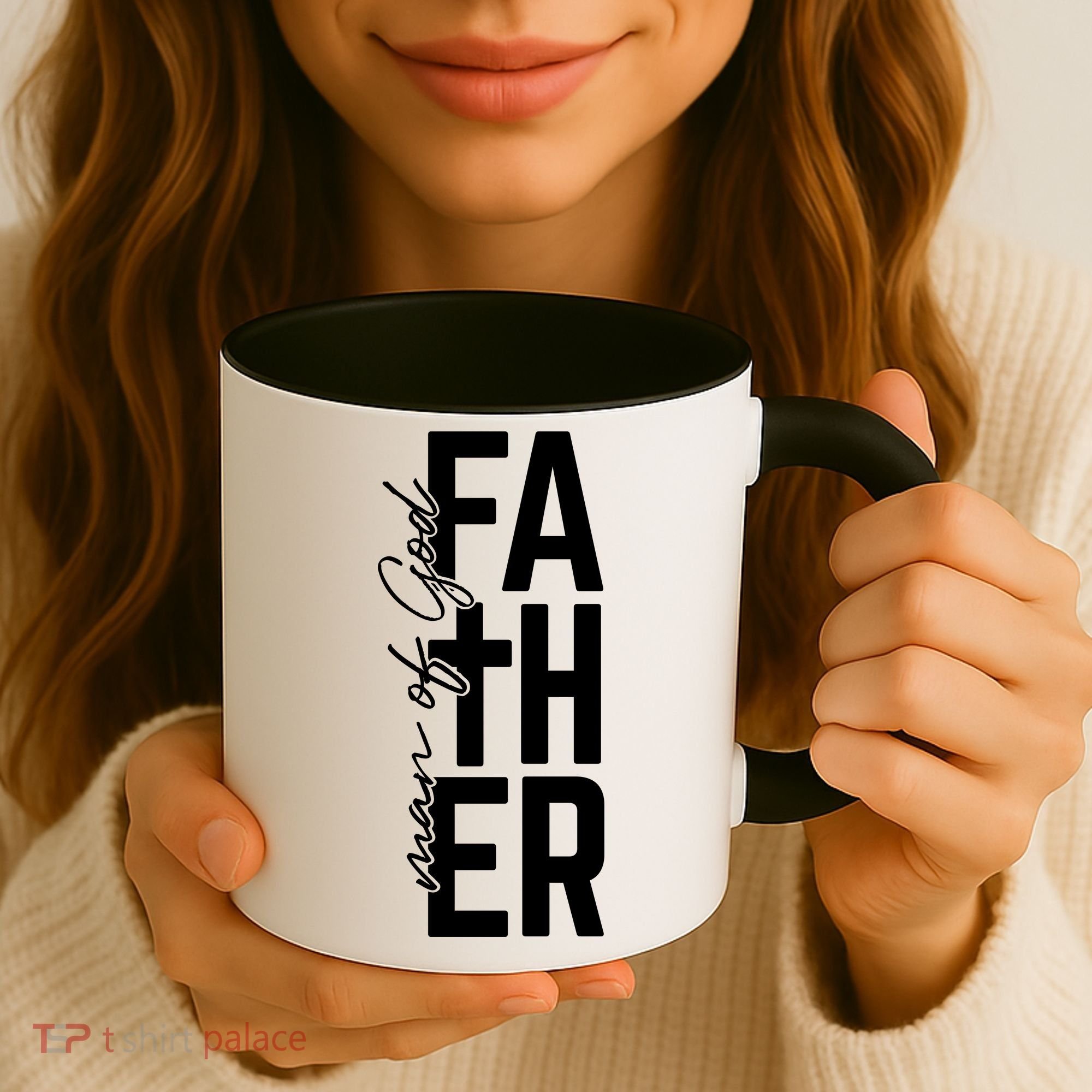 Man Of God Father Jeremiah 17:7 Front And Back Coffee Mug