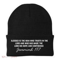 Man Of God Father Jeremiah 17:7 Front And Back Beanie thumb 1