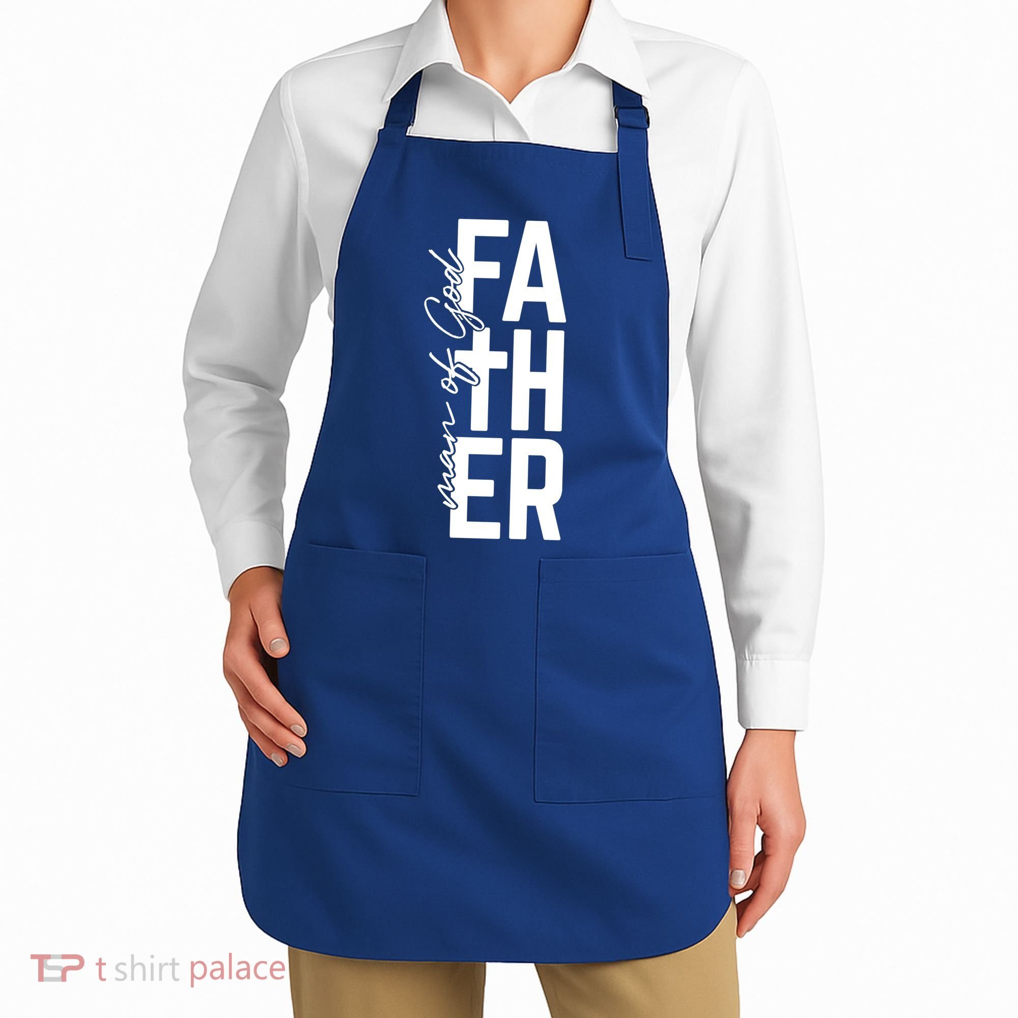 Man Of God Father Jeremiah 17:7 Front And Back Apron