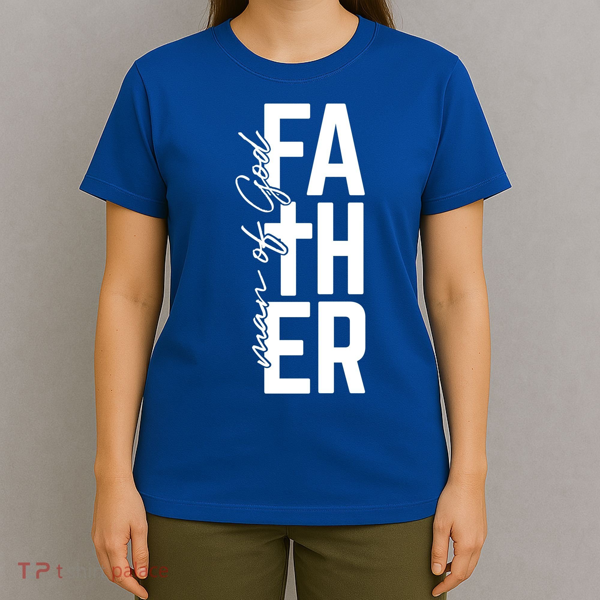 Man Of God Father Jeremiah 17:7 Front And Back T-Shirt
