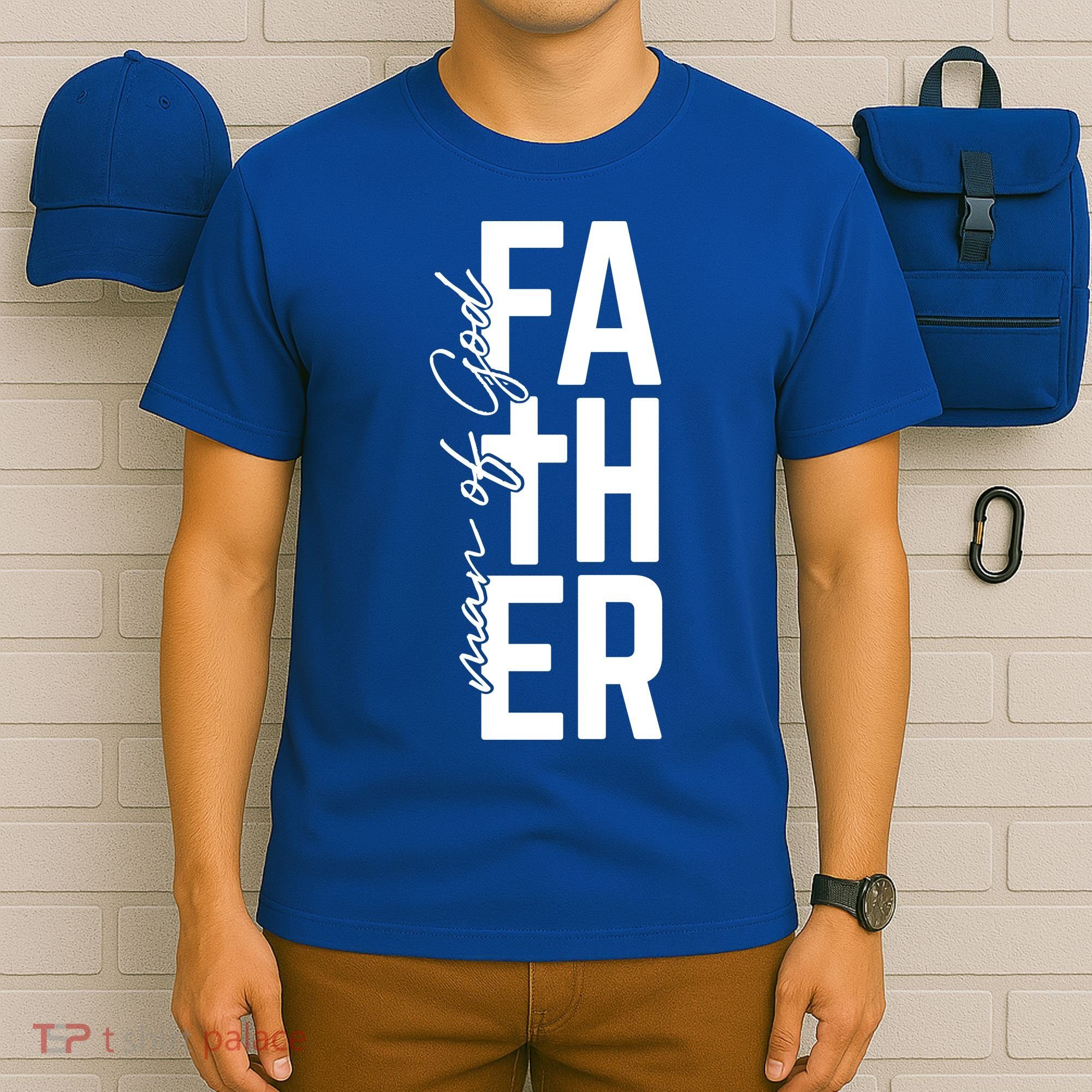 Man Of God Father Jeremiah 17:7 Front And Back T-Shirt